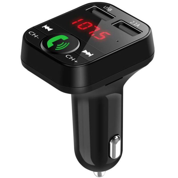 B2 Car MP3 Bluetooth Hands-Free Car Player FM Transmitter Car Charger Receiver - Image 3