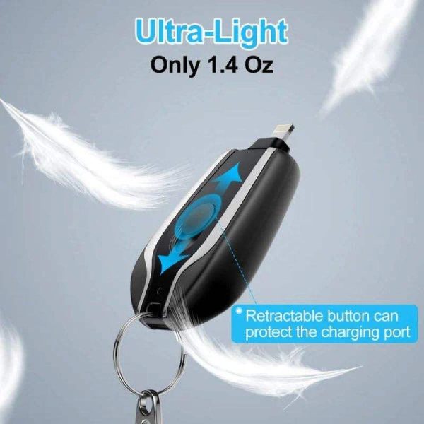 Mini Key Chain Charging Bag Portable Mobile Power Wireless Portable 1500mA Emergency Power - Image 3