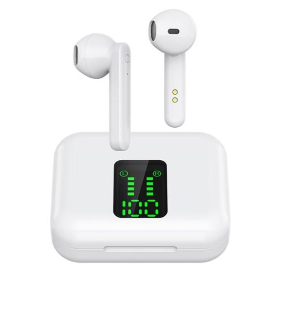 TWS J4 Wireless Earbuds Bluetooth 5.0 Earphone Sport Stereo Bass Wireless Earbuds LED Display HD Music Headset with Charging Box - Image 6