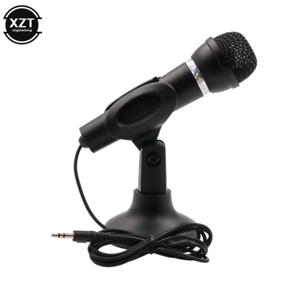 Condenser Microphone 3.5mm Plug Home Stereo MIC Desktop Stand for PC YouTube Video Skype Chatting Gaming Podcast Recording - Image 7