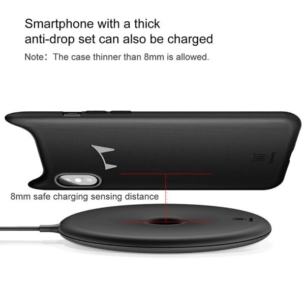 Baseus 15W Quick Wireless Charger For iPhone X 8 Wireless Charging Charger For Samsung Note8 S8 S9 S9+ S7 Fast Wireless Charger - Image 9