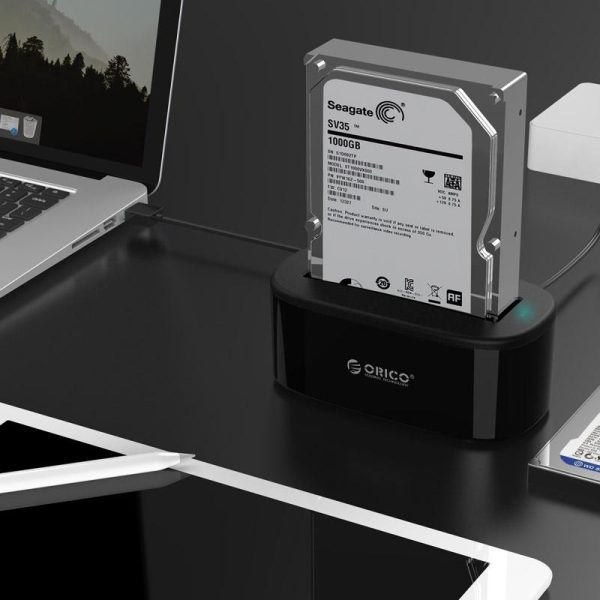 ORICO 6218US3 External HDD Docking Station 5Gbps USB 3.0 to SATA HDD Case Support UASP for 2.5/3.5 inch HDD/SSD 8TB - Image 2