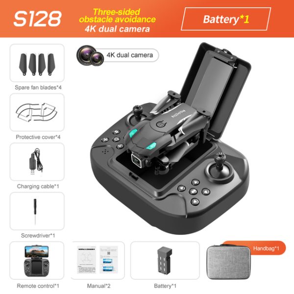 S128 Three-Sided Obstacle Avoidance Drone 4K Dual Camera HD Aerial Photography Quadcopter Mini Fixed Height Remote Control Aircraft - Image 7