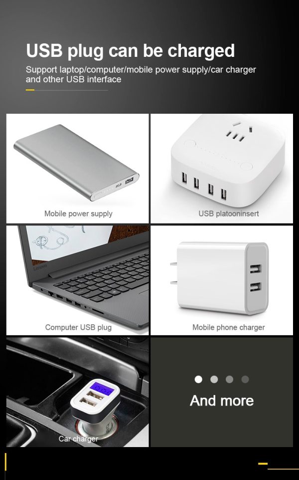 VOXLINK battery charger Smart charging 1 slot USB 18650 26650 18350 32650 21700 26700 26500 Li-ion Rechargeable Battery charger - Image 6