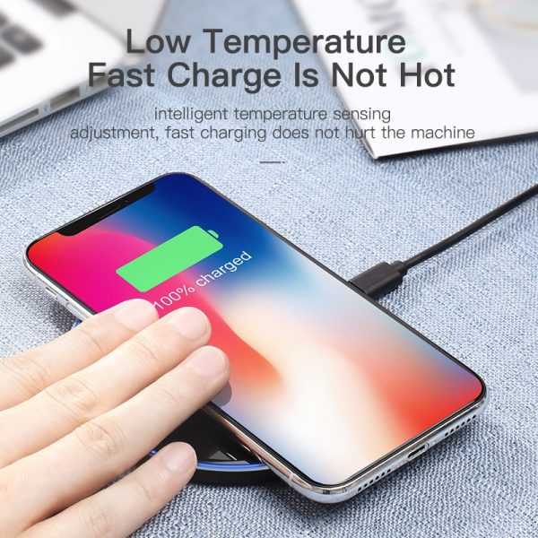 10W Qi Wireless Charger For iPhone X/XS Max XR 8 Plus Mirror Wireless Charging Pad For Samsung S9 S10+ Note 9 8 - Image 6