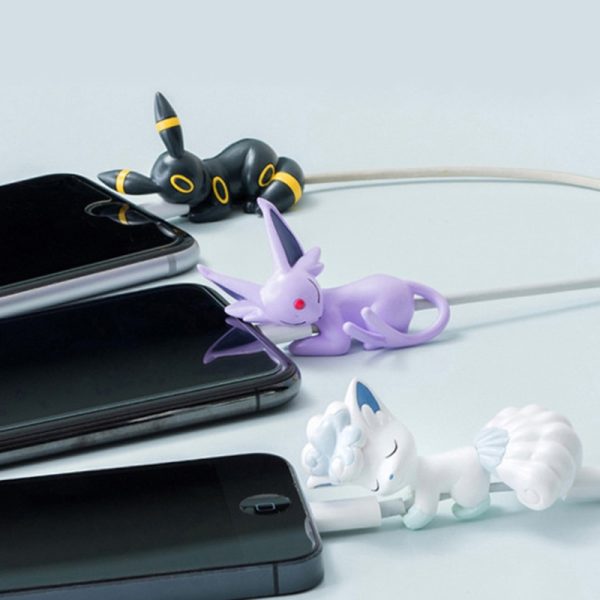 Cute Bite Cartoon Cable Protector for iPhone X earphone data cable Universal Cord Protection Protective Cover USB Cable Winder - Image 6