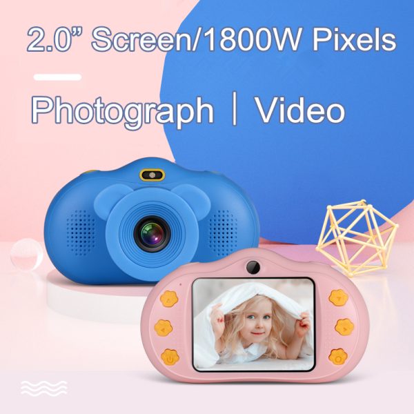 New Kids Digital Camera 2.0 Screen With Flash Kids Gift Toy Video Recorder - Image 7