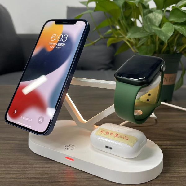 15W five-in-one Magnetic Wireless Charger for Apple iPhone13/12 Magnetic Watch S7airpods - Image 3