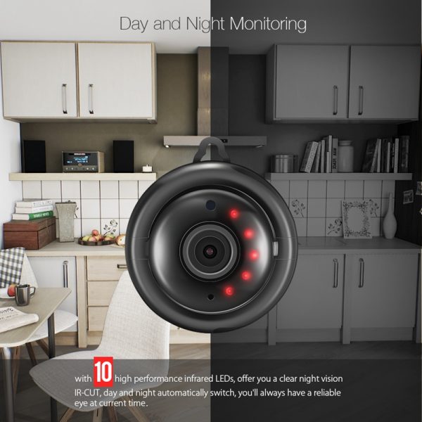DG-MYQ IP Camera Cloud Storage 720P WIFI Night Vision Two-way Audio Security Motion Detection Alarm VS - Image 2