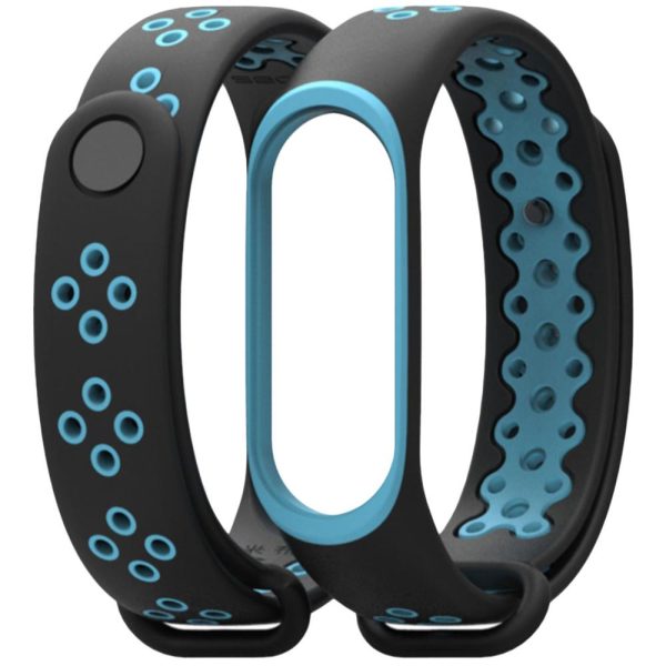 New Fashion Wild Bracelet Sports Version Fashion Anti-lost Two-color Replacement Strap For Millet Bracelet 3 Wristband - Image 4