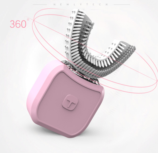 U-shaped electric tooth brush pemutih gigi rechargeable sonic tooth brushready stock [ready stock] - Image 3