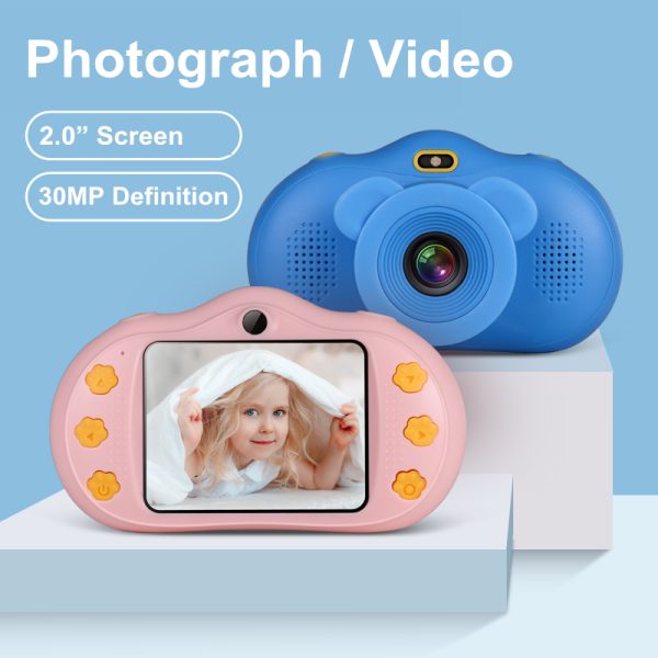 New Kids Digital Camera 2.0 Screen With Flash Kids Gift Toy Video Recorder - Image 2