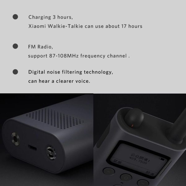 Xiaomi Mijia Smart WalkieTalkie FM Radio 8 Dayds Standby Smart Phone APP Location Share Fast Team Talk - Image 7