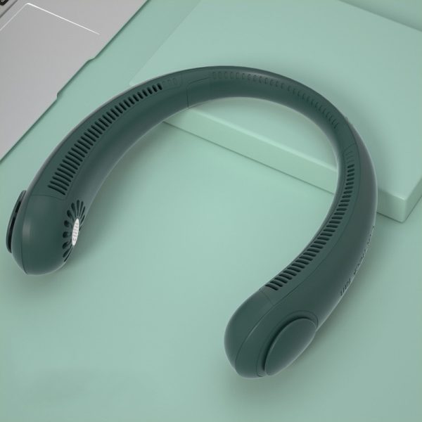 New Xiaomi Mini Neck Fan Portable Wireless Bladeless Fan USB Rechargeable Leafless Fans Air Cooler Cooling Wearable Neckband Fan - Image 6