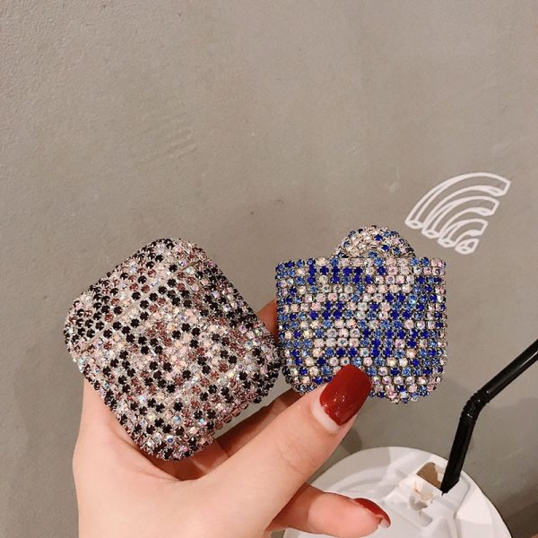 Luxury Earphone Cases For Apple AirPods Pro 2 1 Cute Case For AirPod Air Pods Pro 2 3 Bling Diamond Hard Shell Protective Cover - Image 4