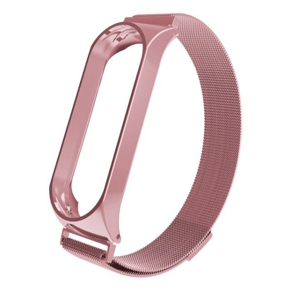 For Xiaomi Band 3 4 Lannis Strap With Millet Metal Frame Magnetic Adsorption Loop Stainless Steel Wristband Bracelet - Image 11