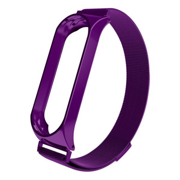 For Xiaomi Band 3 4 Lannis Strap With Millet Metal Frame Magnetic Adsorption Loop Stainless Steel Wristband Bracelet - Image 5