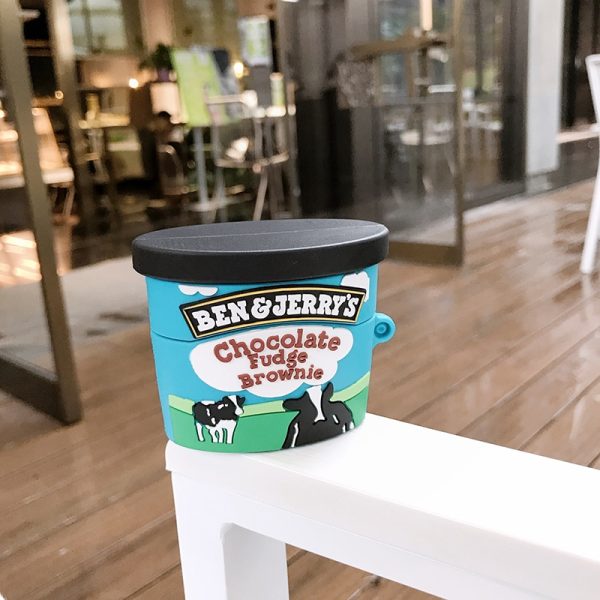 Brand ben jerry chocolate ice cream case For AirPods 1 2 Pro charge box soft silicone Wireless bluetooth earphone protect cover - Image 7