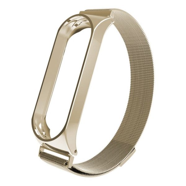 For Xiaomi Band 3 4 Lannis Strap With Millet Metal Frame Magnetic Adsorption Loop Stainless Steel Wristband Bracelet - Image 8
