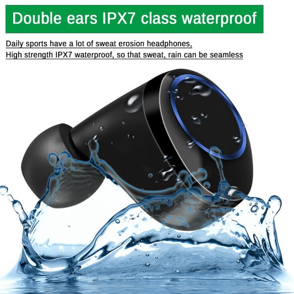 TWS Wireless Earphone Bluetooth 5.0 Earphones Power Display Touch Control Sport Stereo Cordless Earbuds Headset Charging Box - Image 2