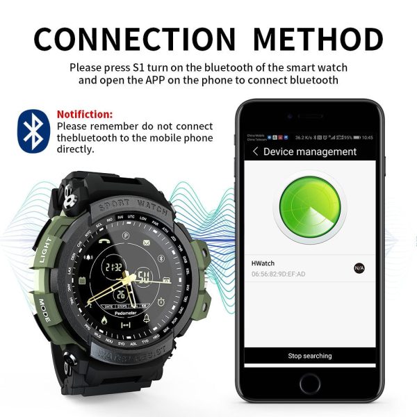 LOKMAT Sport Smart Watch Professional 5ATM Waterproof Bluetooth Call Reminder Digital Men Clock SmartWatch For ios and Android - Image 6