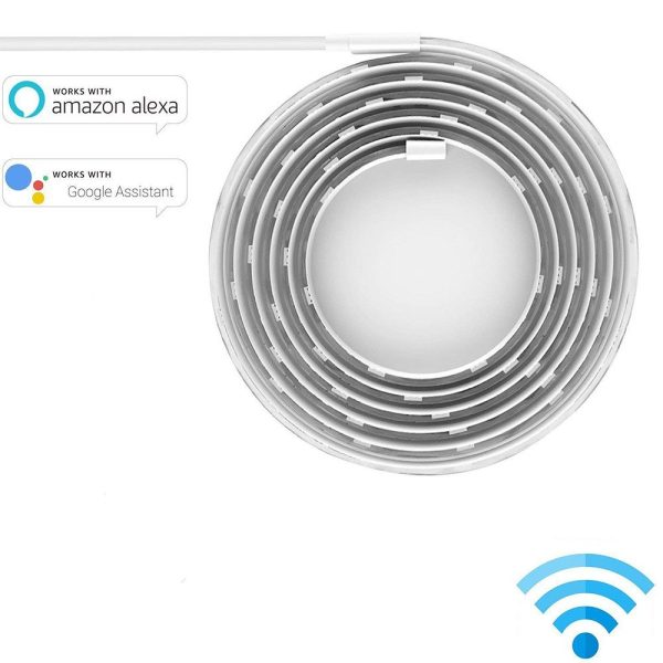 Yeelight RGB LED 2M Smart Light Strip Smart Home for Mi Home APP WiFi Works with Alexa Google Home Assistant 16 Million Colorful - Image 2