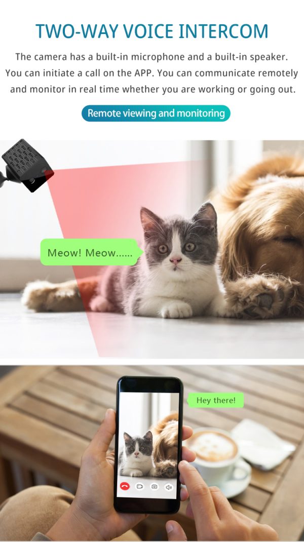 S3 HD camera Human home infrared sensor security monitoring low power WiFi camera A9 camera - Image 5