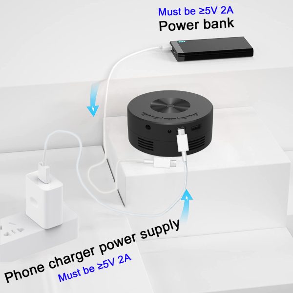 YT200 Home Projector Mini Portable Small Children's Mobile Phone Projection - Image 6