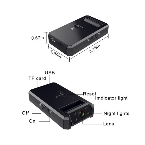 4K Mini Camera WiFi  Smart Wireless Camcorder IP Hotspot HD Night Vision Video Micro Small Cam Motion Detection Vlog Espia - Image 4