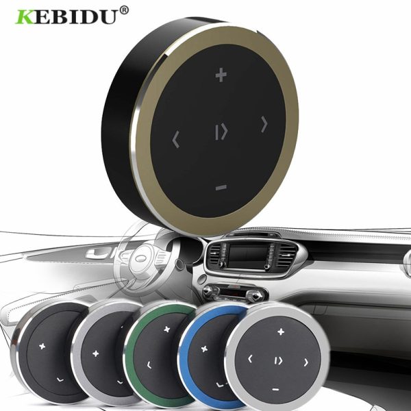 Kebidu Wireless Bluetooth Media Steering Wheel Remote Control mp3 Music Play for Android IOS Smartphone Control Car Kit Styling - Image 3