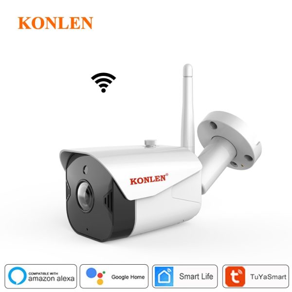 KONLEN WIFI Tuya Smart Life 1080P HD 2MP IP Camera Security Outdoor Bullet Wireless Surveillance Google Home Alexa CCTV Video - Image 6