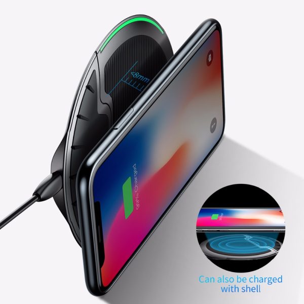 Baseus Collapsible Qi Wireless Charger for iPhone 8/X Multifunction Fast Wireless Charging for Samsung S9/S9+/S8 Huawei Xiaomi - Image 5