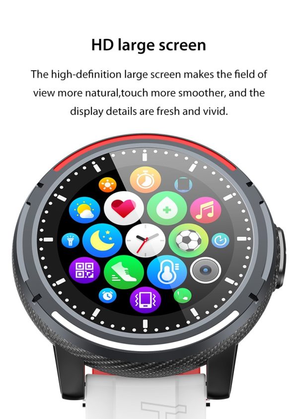 LEMFO New Smart Watch Men Bluetooth Call Heart Rate Blood Pressure Monitor Full Screen Touch IP67 Waterproof Smart Watch 2020 - Image 5