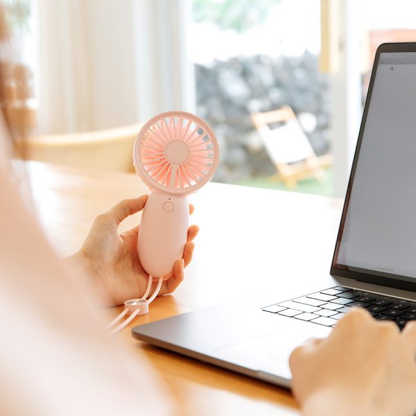 USB Mini Handheld Charging Fan Creative Gift Outdoor Portable Small Fan - Image 3