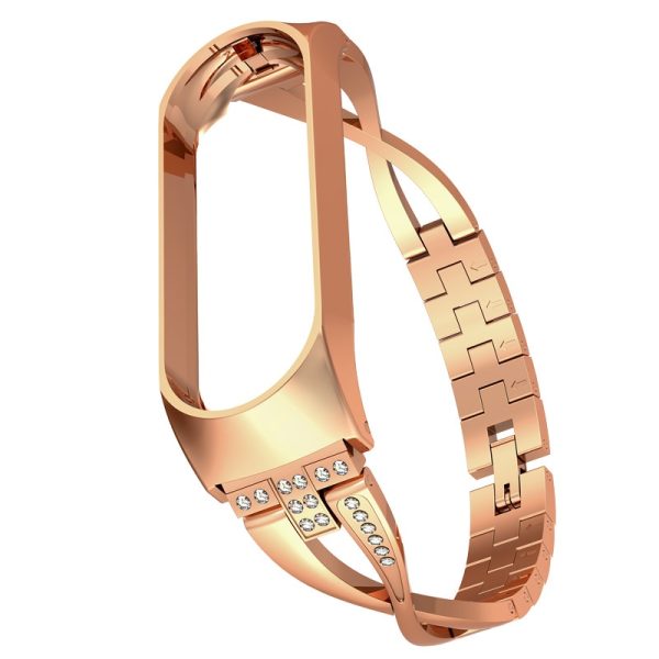 Diamond Wristband For Xiaomi Band 5 and 4 or 3 Replaceable Wrist Strap For Xiomi Xaiomi Xiami Xaomi Mi Xaiomy Bracelet Women