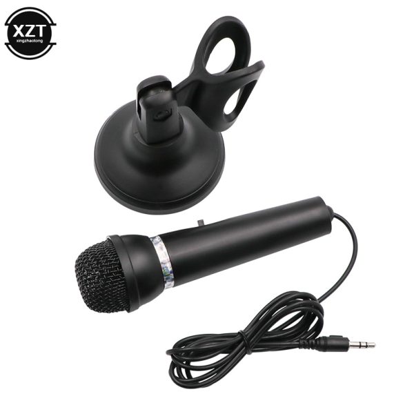 Condenser Microphone 3.5mm Plug Home Stereo MIC Desktop Stand for PC YouTube Video Skype Chatting Gaming Podcast Recording - Image 5