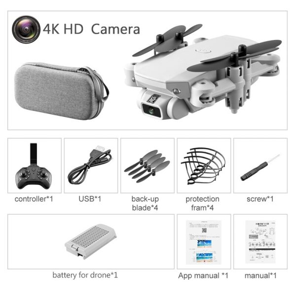 Pocket Dron 4k Quadcopter Foldable Toys for Children 5.0MP/4K HD Camera FPV WiFi Mini Drone LS-MIN Kids Toys Profissional Drones - Image 13