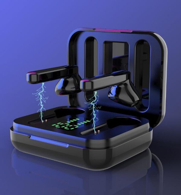 TWS J4 Wireless Earbuds Bluetooth 5.0 Earphone Sport Stereo Bass Wireless Earbuds LED Display HD Music Headset with Charging Box - Image 2