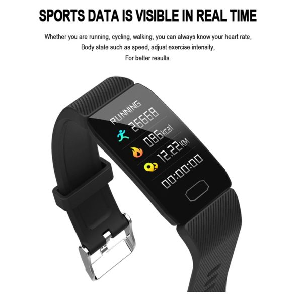 1.14 Smart Band Weather Display Blood Pressure Heart Rate Monitor Fitness Tracker Smart Watch Bracelet Waterproof Men Women Kids - Image 4