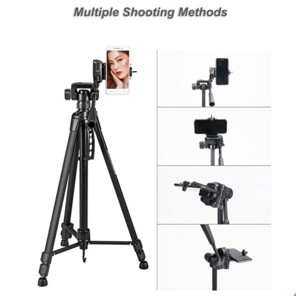 Single-Camera Tripod Stand 360degreeRotating Retractable and Height-Adjustable Portable Mobile Phone Camera Live Tripod - Image 3