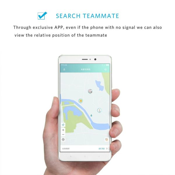 Xiaomi Mijia Smart WalkieTalkie FM Radio 8 Dayds Standby Smart Phone APP Location Share Fast Team Talk - Image 4
