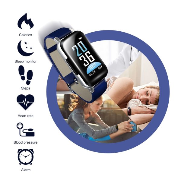 T89 TWS Wireless Bluetooth 5.0 Earphones Dual Stereo Headphone Heart Rate Monitor Sport Watch Headphone For IOS Android Phone - Image 3