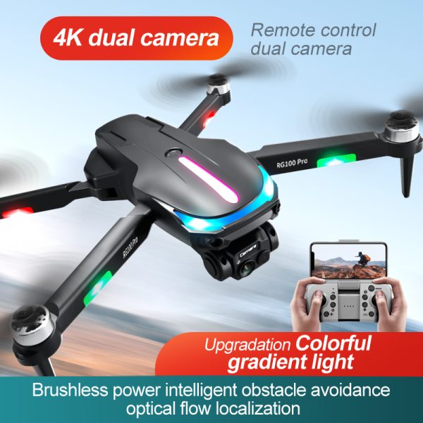 New UAV RG100PRO-Sided Obstacle Avoidance Four Axis Aircraft Brushless Motor 4K HD Aerial Photography Optical Flow RC Drone