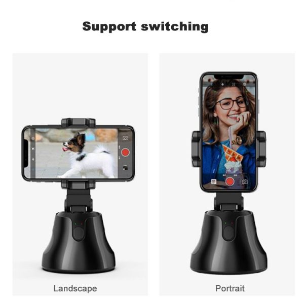 Portable All-in-one Auto Smart Shooting Selfie Stick ,  360 Rotation Auto Face Tracking Object Tracking vlog Camera Phone Holder - Image 3