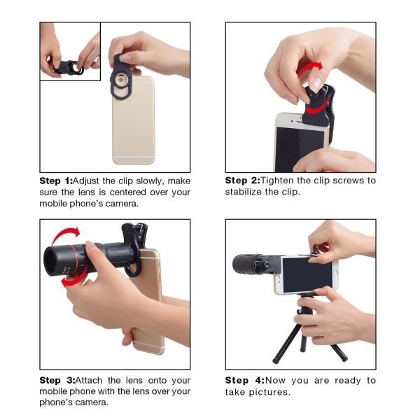 APEXEL 18X Telescope Zoom Mobile Phone Lens for iPhone Samsung Smartphones universal clip Telefon Camera Lens with tripod 18XTZJ - Image 5