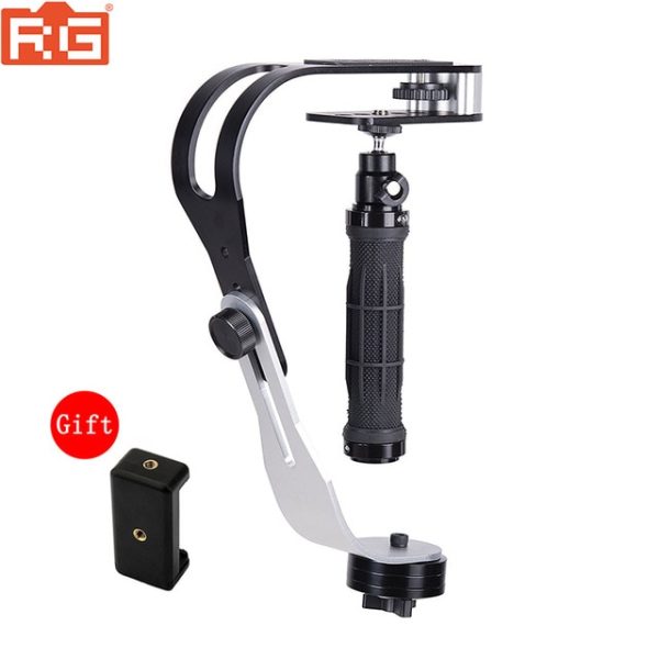 Mini handheld stabilizer Video Steadicam for Digital Camera HDSLR DSLR Camcorder DV Mobile Phone + Gloves free shipping - Image 8
