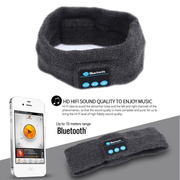 Bluetooth Music Headband Knits Sleeping Headwear Headphone Speaker Headset - Image 4
