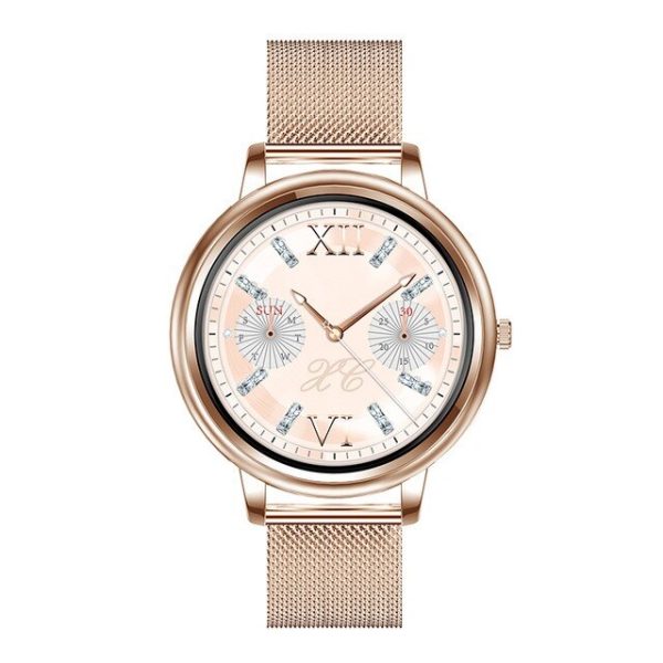 Proker Smart Watch Full Touch Control Round Screen Fashion Women Smartwatch Lady Health Tracking Watch For iOS Android - Image 2