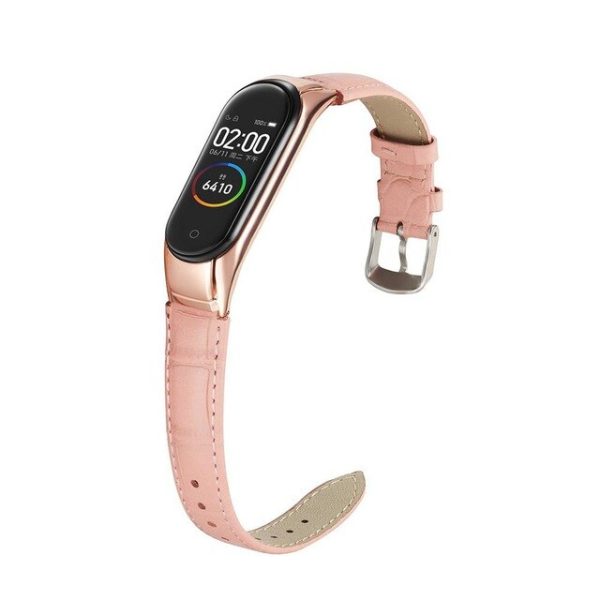 Yiwa For Millet Mi-band 3/4 PU Wrist Band Bracelet Strap+Metal Case Millet 3 Wrist Strap Protection - Image 12