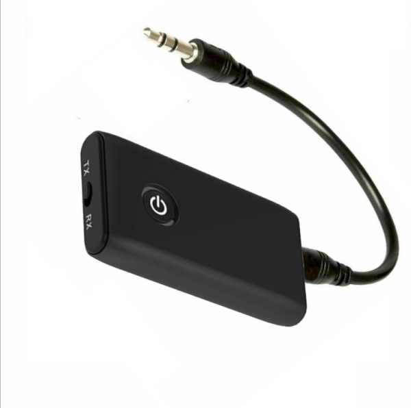 2 in 1 Wireless Bluetooth 5.0 Transmitter Receiver Chargable for TV PC Car Speaker 3.5mm AUX Hifi Music Audio Adapter
